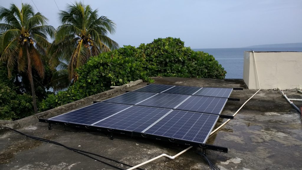Solar install, Port-de-Paix, 2016