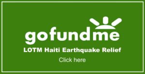Go Fund Me LOTM Haiti Earthquake Relief